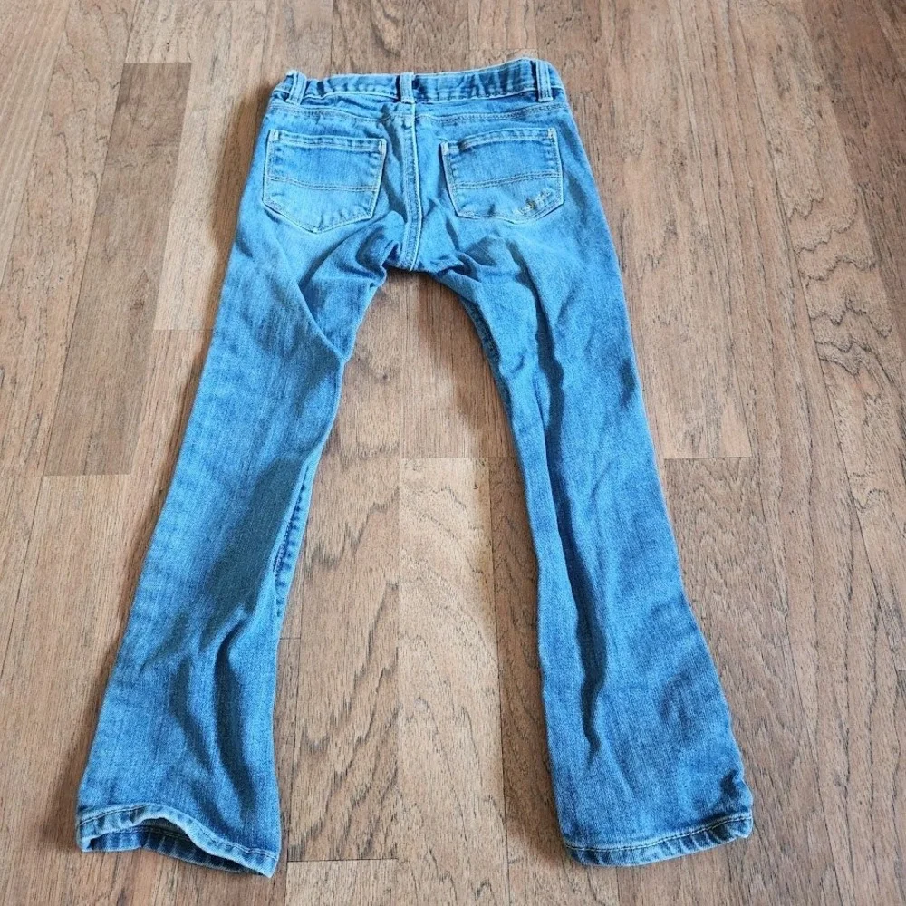 OshKosh Bgosh Girls Blue Skinny Jeans Adjustable Waist Stretch Denim Size 5 623